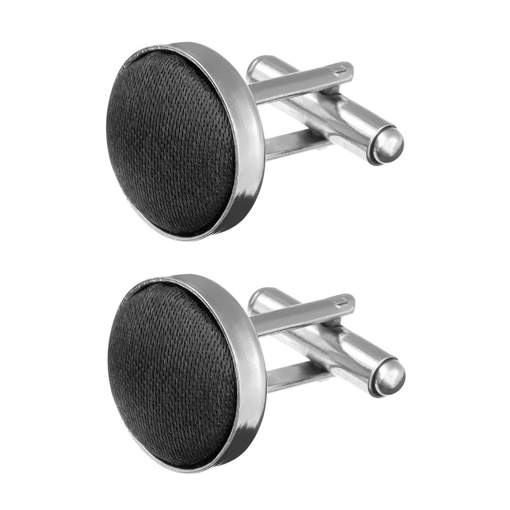 High Quality Round Plain Wedding Stylish Mens Cufflinks Apparel Clothes Buttons Shirt Cuff Links