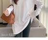 Plus Size Women's Thermal Fleece Long Sleeve Top - Autumn/Winter Warm Base Layer, Solid Color, 200 jin.