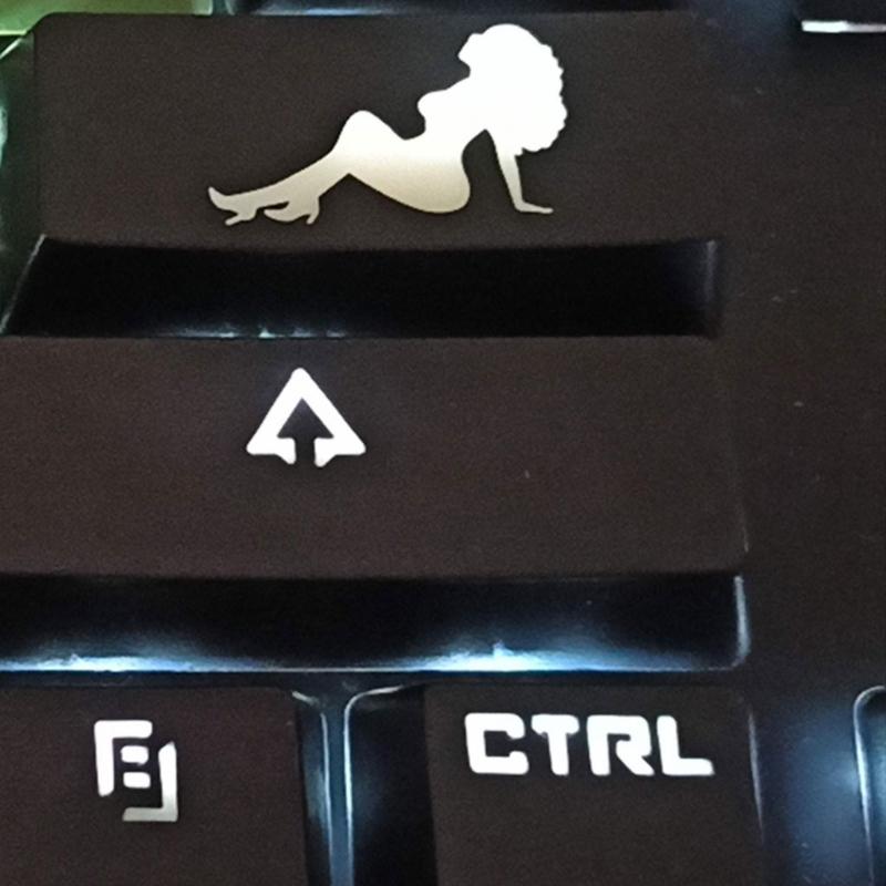 R2 2.25U Enter for Key Shine Through Keycaps ABS Etched Backlit Keycap for Mechanical Keyboard