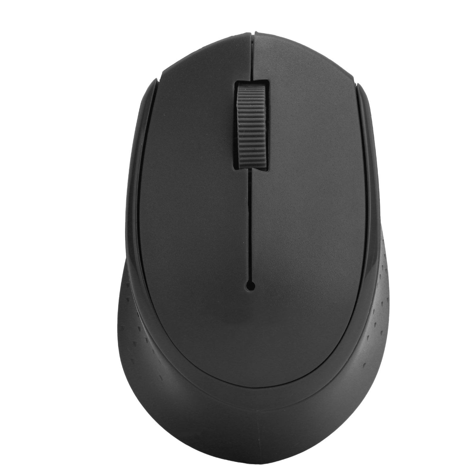 

2.4GHz Mouse Silent Ergonomic Mini Portable with Wireless Receiver for Desktop Computer LaptopBlack чёрный