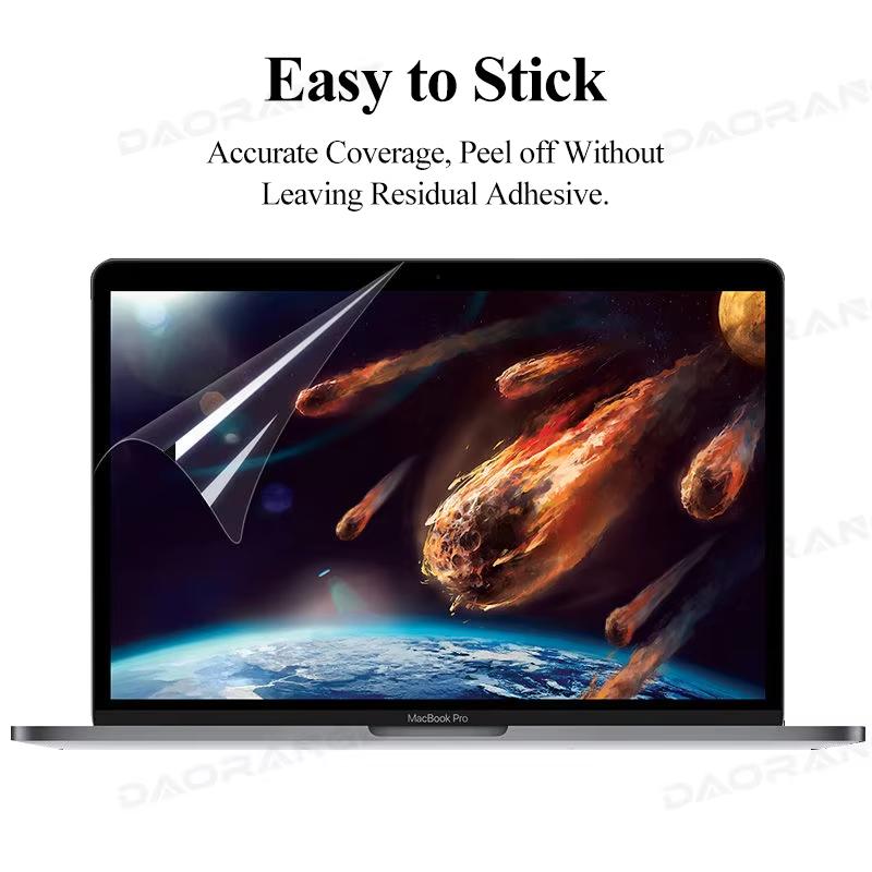 Screen Protector for MacBook HD Soft Film for Air 13 inch M1 M2 Pro 11 13 14 15 16 inch Touch Bar Max Cover Guard Accessories 4