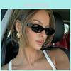 Y2k Cat Eye Sunglasses For Women Men With Uv400 Protection And Gray Lenses For Outdoor Fashion