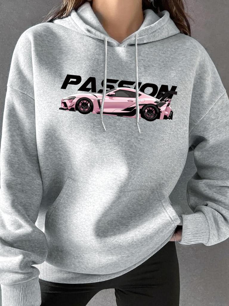 Women's Double-Sided Print Casual Sports Hoodie