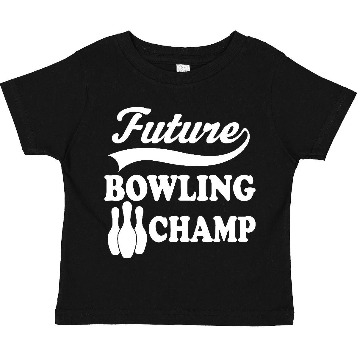 Inktastic Future Bowling Champ Childs Bowler Toddler T-Shirt Champion Bowl Kids 140