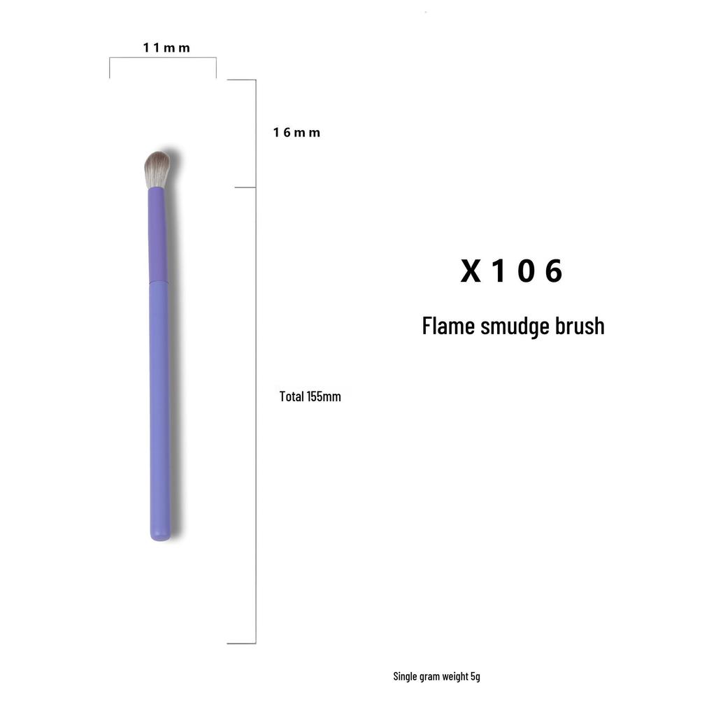 Nowy Fancy Elf Zestaw 8 Pędzli do Makijażu: Pędzle do pudru, cieni do powiek i nóż