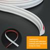 1pc 2m/3metersX19mm Peel and Stick Baseboard Molding Trim Flexible Self-Adhesive Wall Base Moulding Trim Caulk Strip