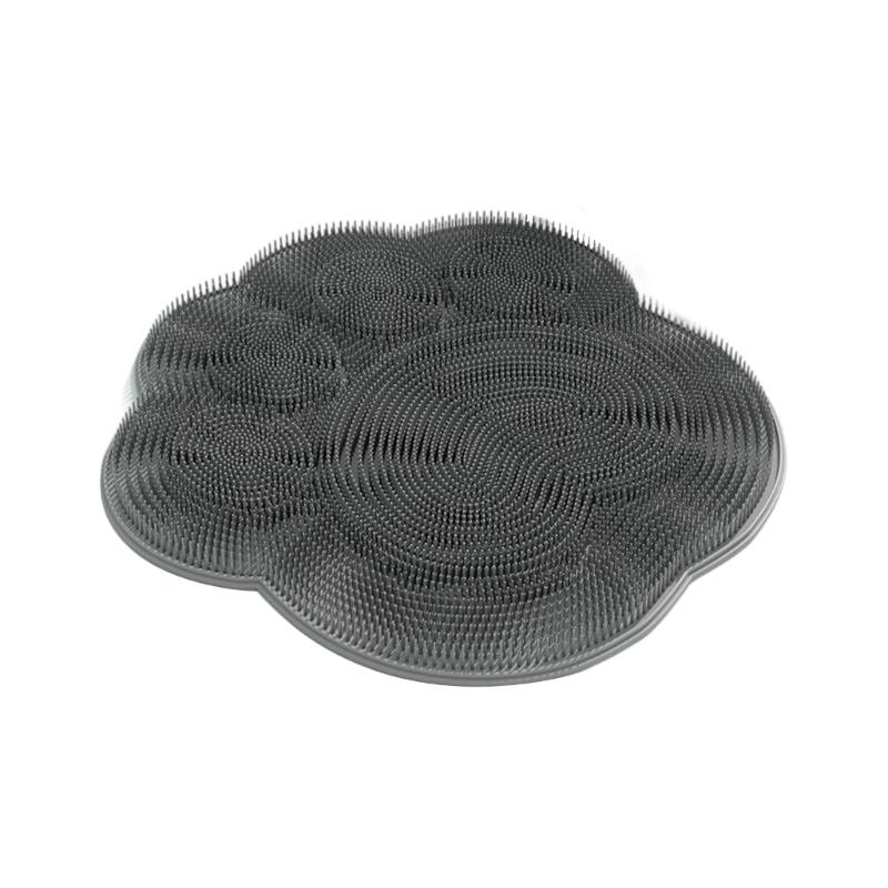 

Quick Drying Shower Mats for Bathroom Safety and Foot Relaxation серый