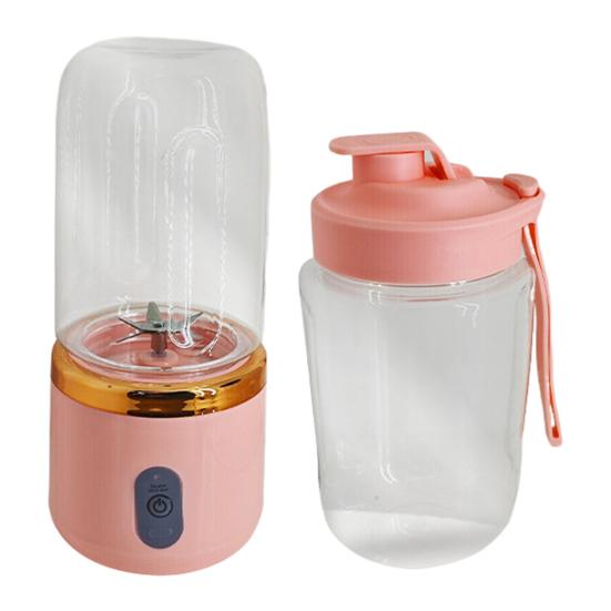 Frullatore Portatile 360W per Frullati e Smoothie 6 Lame Autopulente Tazza Spremiagrumi 400ml Ricaricabile Frullatore per Smoothie per Cucina Viaggio Palestra