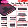 10Pcs A+ Earpiece Mesh for iPhone 14 13 12 11 Pro XR X XS Max Anti Dust Adhesive Sticker Receiver Net Double Speaker Tape