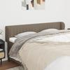 VidaXL Headboard with Ears Taupe 203x23x78-88 Cm Fabric3117408