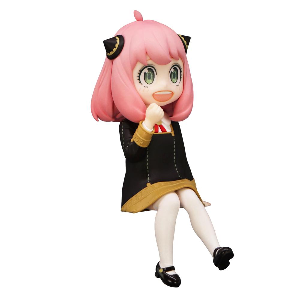 14CM Anime SPY Family Anya Forger Figure Noodle Stopper Figure Replacement Facial Model Toy Aciton Figure Doll Collection Desktop