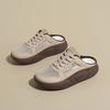 Summer Sneakers for Women Casual Mesh Anti-Slip Walking Shoes Breathable Running Backless Sneakers Women's Outdoor Comfortable Chunky Platform Mules