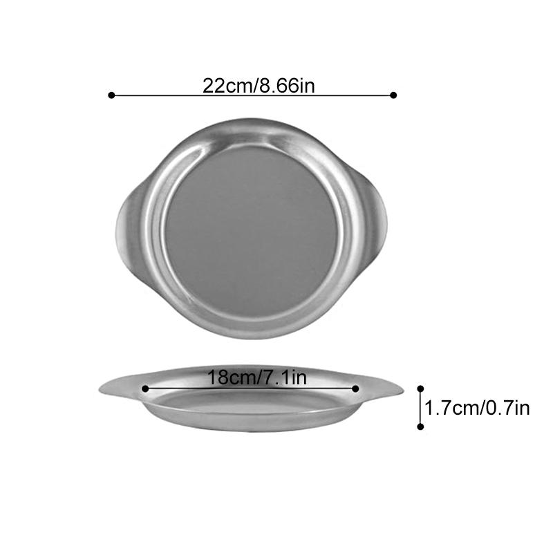 1PC Elliptical Plate Afternoon Tea Cake Treat Dish Round Plate Modern Salad Fruits Serving Tray Desserts Plate 15/18/21/23/26cm