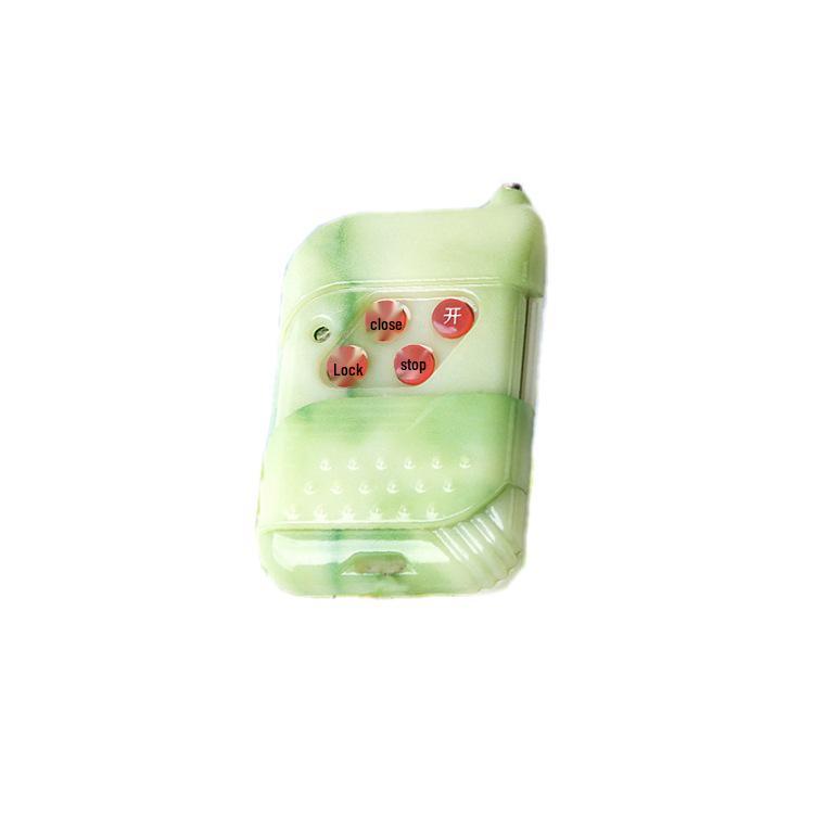 Jade Four-Key Universal Remote for Garage and Shutter Doors - 433M/315M Rolling Code, Dial Code & Learning Functions