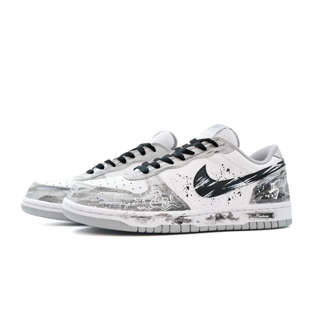 Nike Pantofi de Skateboard Casual Joși, Respirabili, Rezistenți la Abraziune, Rezistenți la Abraziune, Respirabili, Bărbați, Negru Alb 355152-106(Echipa1839-)