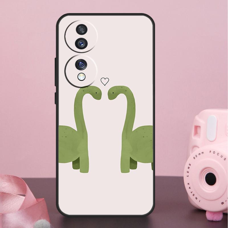 Dinosaur Collage Case For Honor Magic 7 Pro 5 6 8 Pro X9a X9b X9c X9d X8a X8b X8c 50 70 90 200 400 Lite Cover