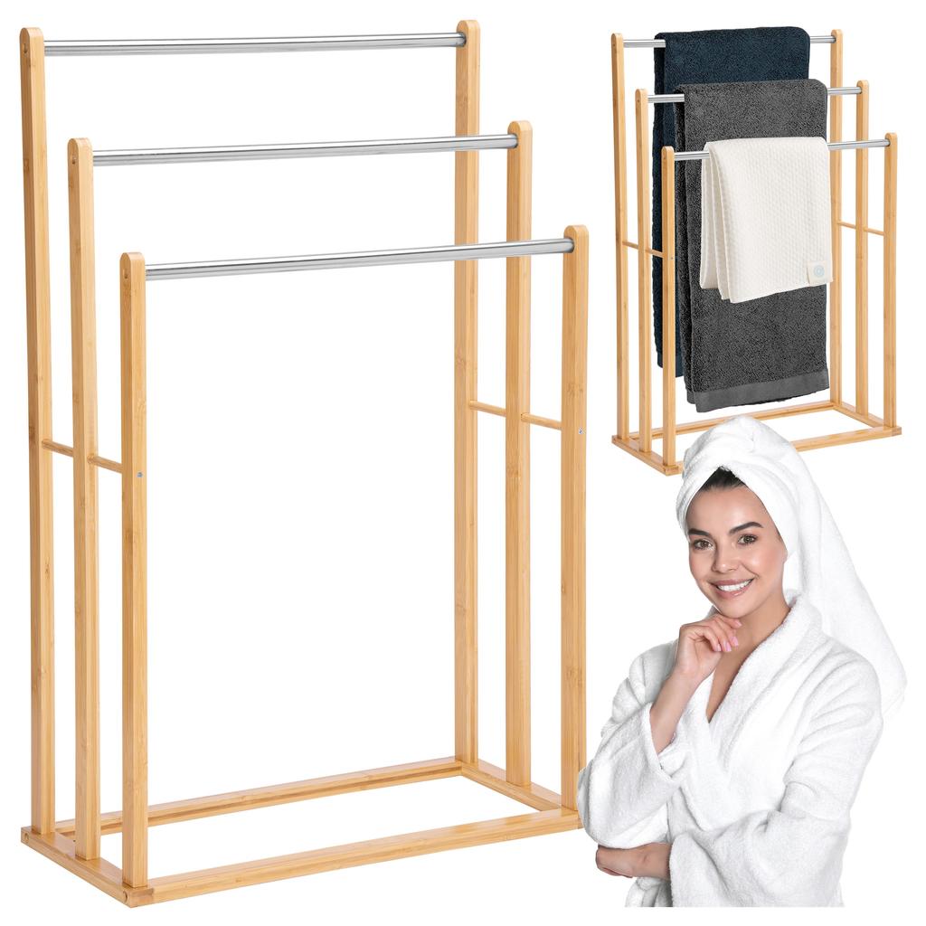 Brando Natural Towel Rack