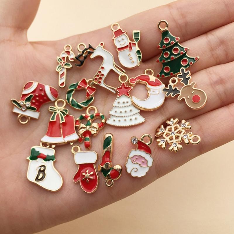 Unique 38 pcs Mix Christmas Pendant Lovely Decoration DIY Pendant Decoration