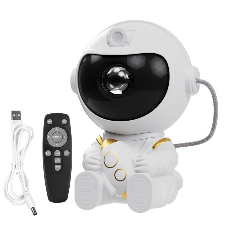 Starry Sky Astronaut Dimmable Projector: Dreamy Night Light for Bedrooms