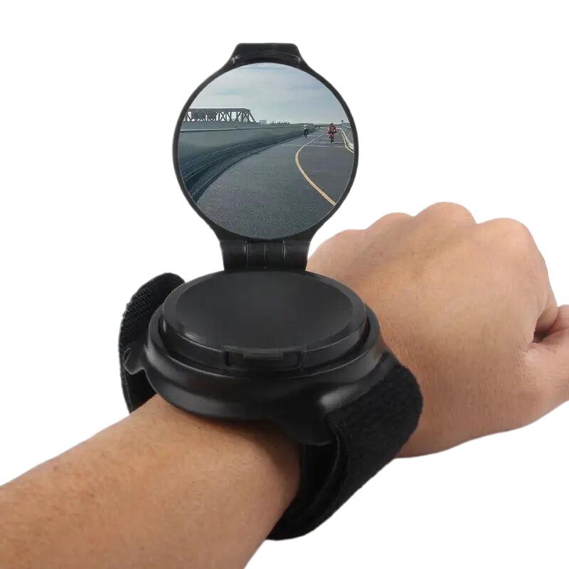 360 Grad verstellbarer Fahrrad-Rückspiegel, Armband, Rückspiegel, Armbekleidung, zusammenklappbarer Lenker, Sicherheits-Fahrradspiegel