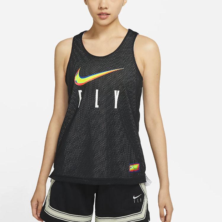 Nike Dri-FIT Fly Reversible Breathable Quick-Dry Basketball Jersey Women jerseys Black DN1794-010