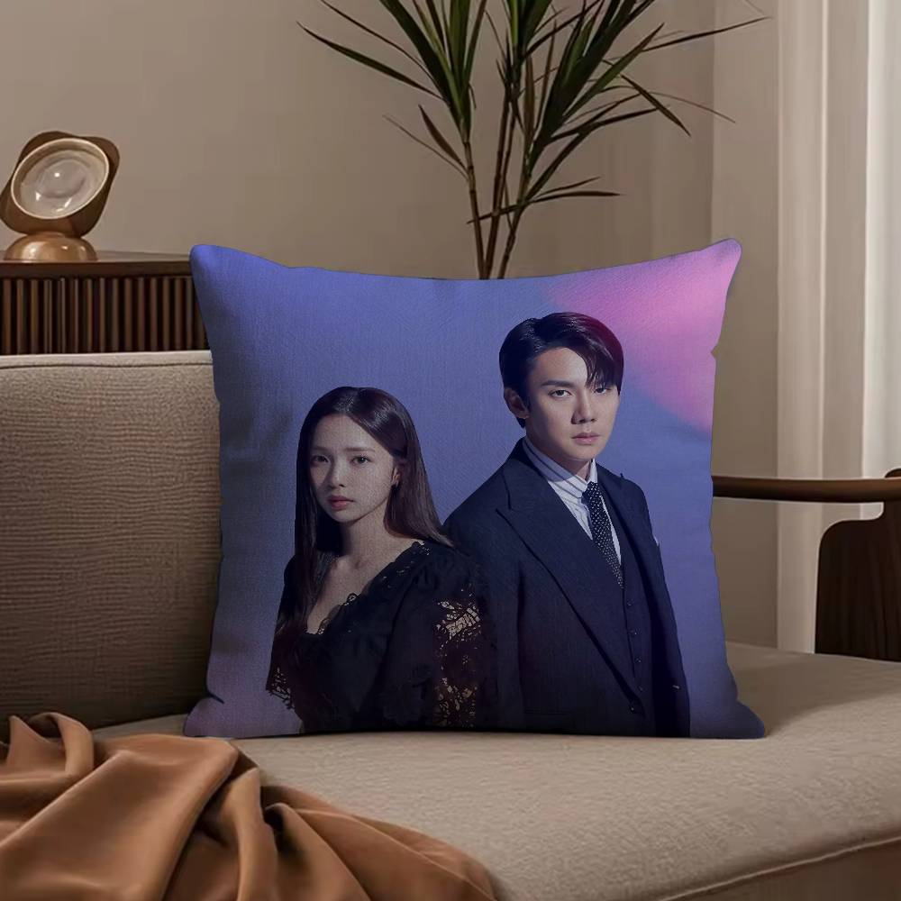 W-When the P-Phone R-Rings TV Pillow Case Anti-dustmite Pillowcase Invisible zipper silky short plush Sofa cushion cover