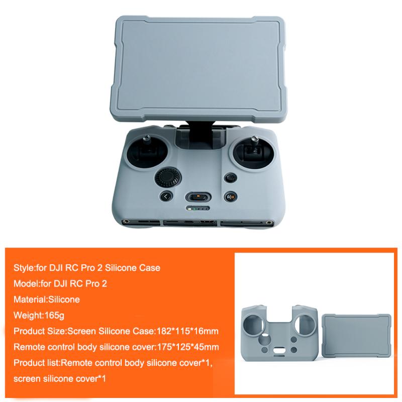 Screen Protector Shell For DJI Mavic 4PRO RC pro2 Remote Control Silicone Protection Cover For RC pro2 Protective Case Shell
