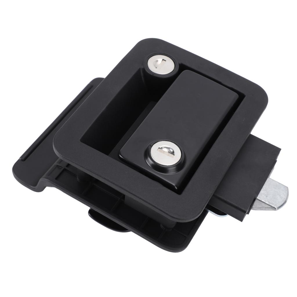 RV Door Lock Zinc Alloy with Back Locking Switch Enhanced Security for Motor Home Travel Trailer