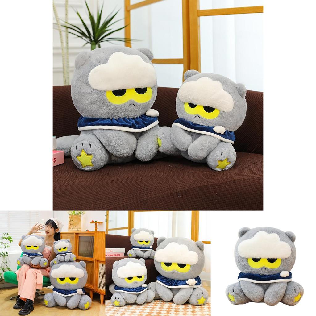 Cloud Cat Plush Toy With Pp Cotton Filling For Kids And Collectors
