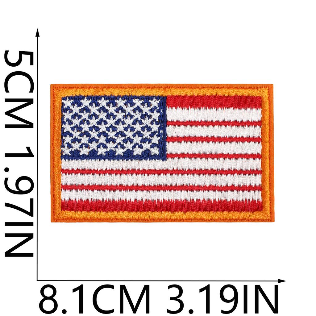 Pilot Embroidery Cloth Sticker Clothes Decorative Patch Sticker American Flag Embroidery Label Military Fan Morale Medal Embroidery Patch