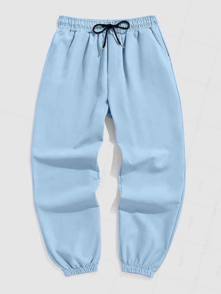 ZAFUL Spodnie dresowe ze sznurkiem w kieszeni