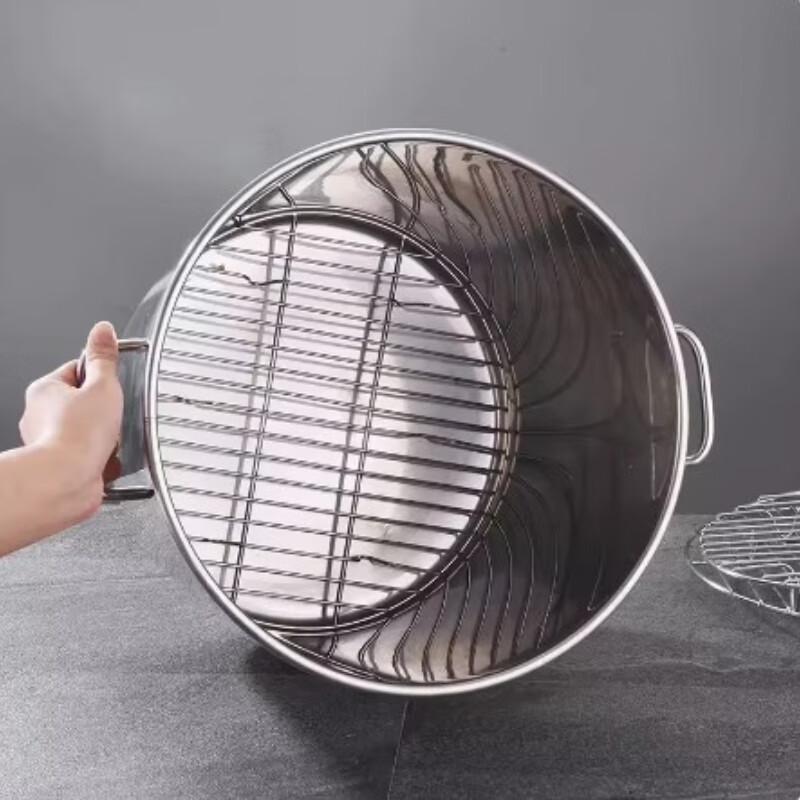 Naiduo Round Stainless Steel Anti-Stick Steaming Rack
