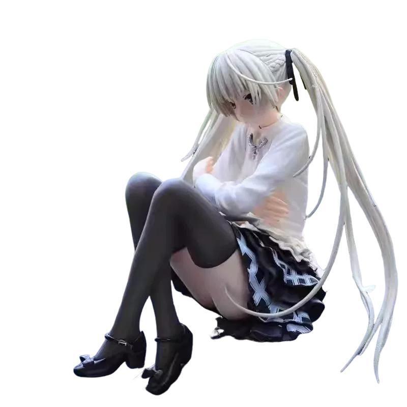 New Cute Anime Figure Kasugano Sora Yukino Girl Statue Car Dashboard Ornament PC Case Desktop Decor Model Doll Collectible Model Gift for Anime Fans