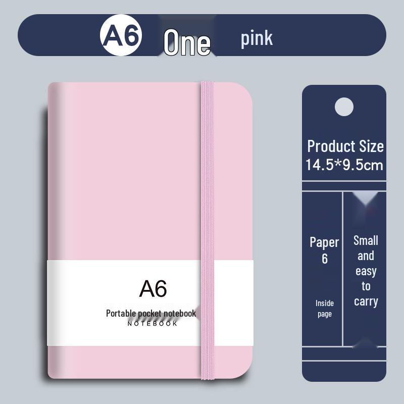 Frischer Stil A6 A7 Tasche Effizienzplaner – Leichtes Kunstledernotizbuch