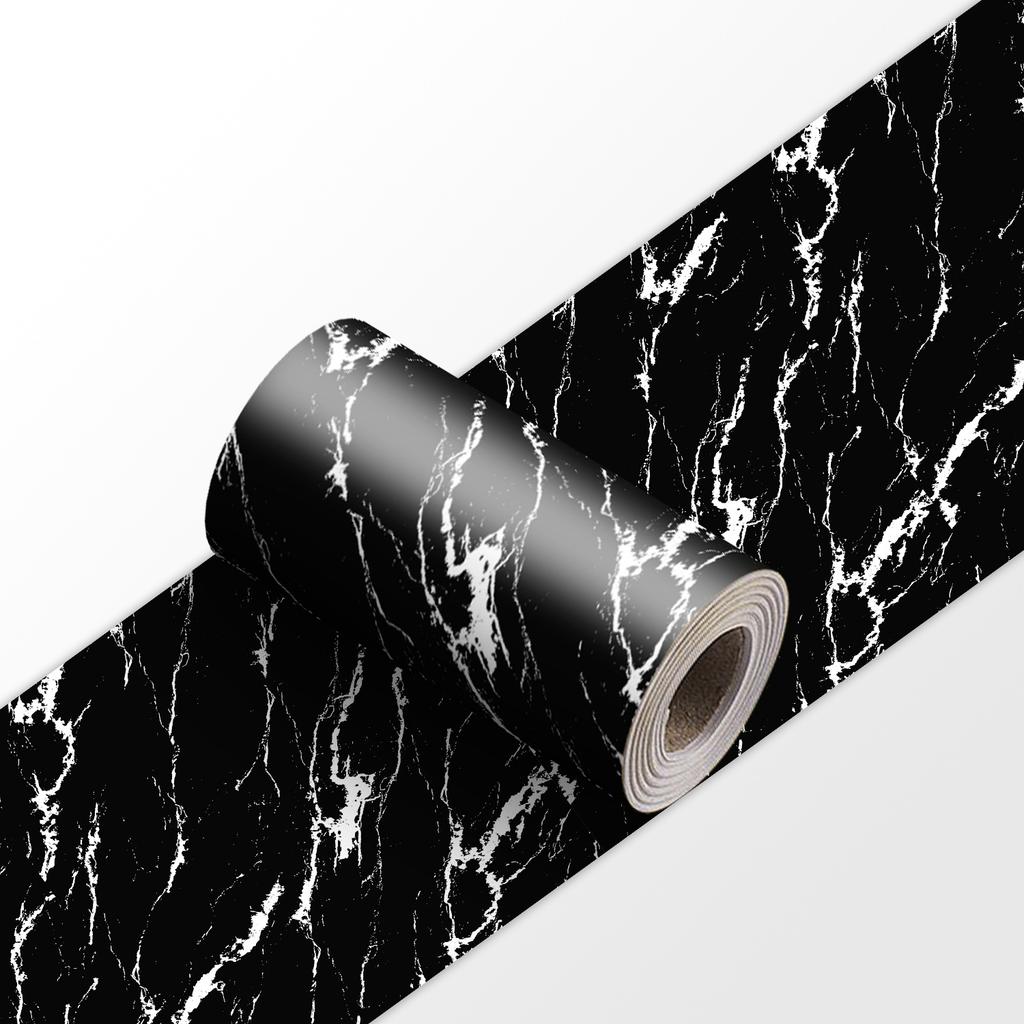Luxury Marble Skirting Corner Wall Sticker Bathroom Office Glass Waist Line Home Decor Waterproof Floor Waveguide Art Wallpaper