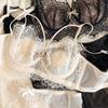 Sexy Hollow Bra Briefs Set French Thin Cup Lace Embroidery Women Underwear Wire Free Bralette Padding Comfort Plus Size Lingerie