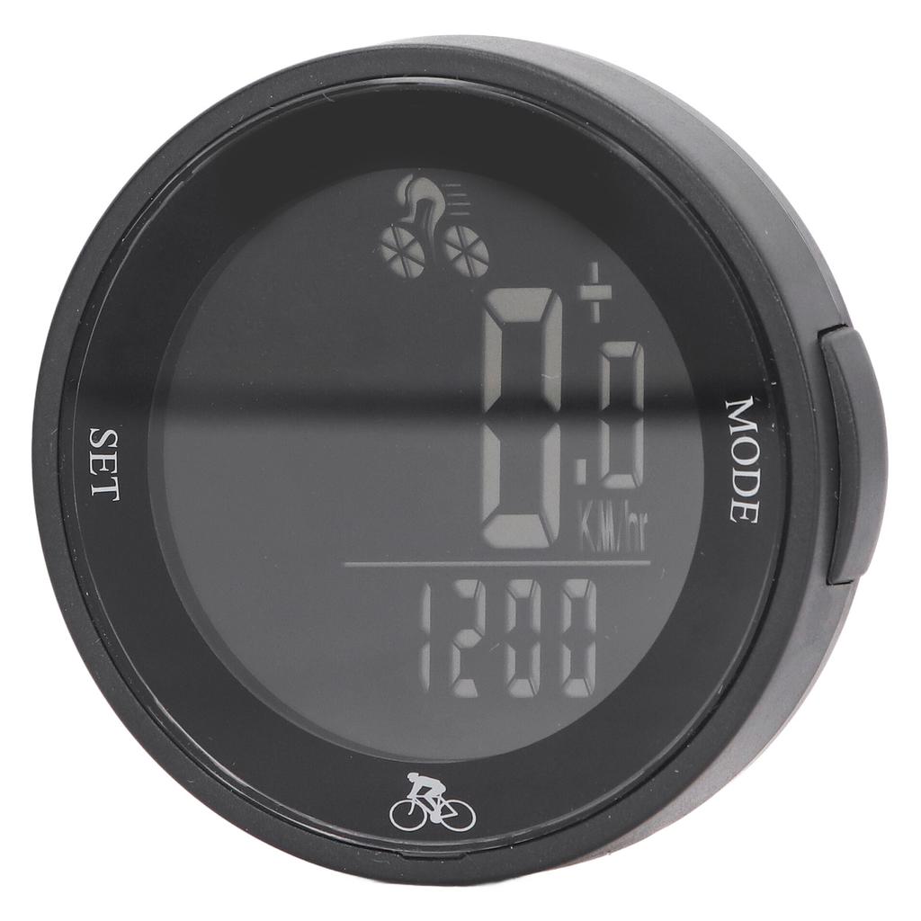 Bike Computer Speed Step Frequency Sensor LED Backlit Large Screen Wireless Cycling Speedometer Odom