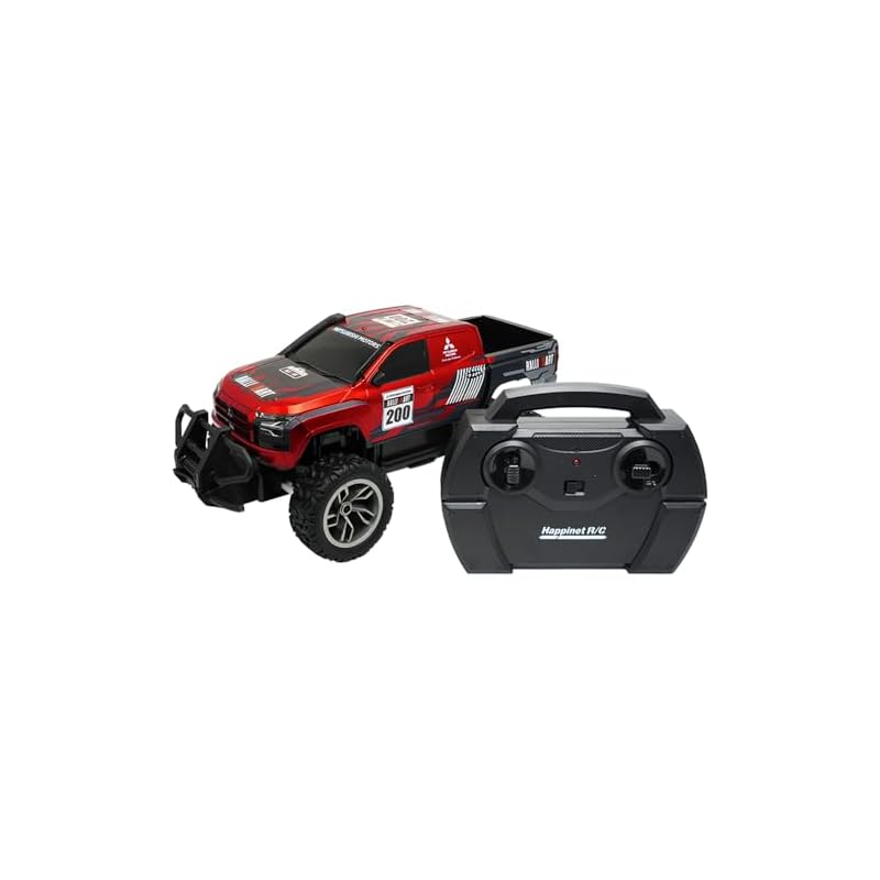 Happinet 1/20 Scale R/C Mitsubishi Triton Rally Car for Ages 6 and Up