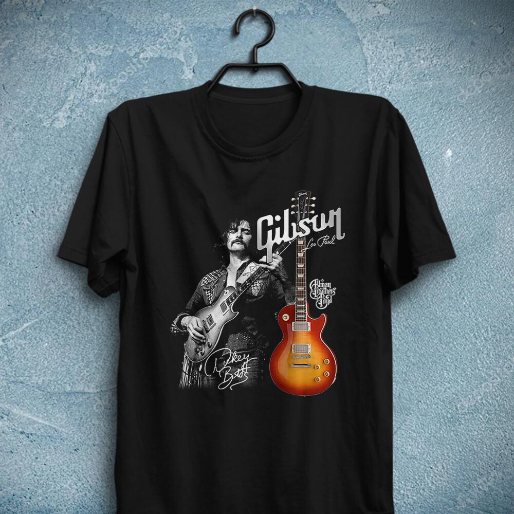 Gibson Les Paul Dickey Betts The Allman Brothers Band T-shirt Duane Gregg Allman S