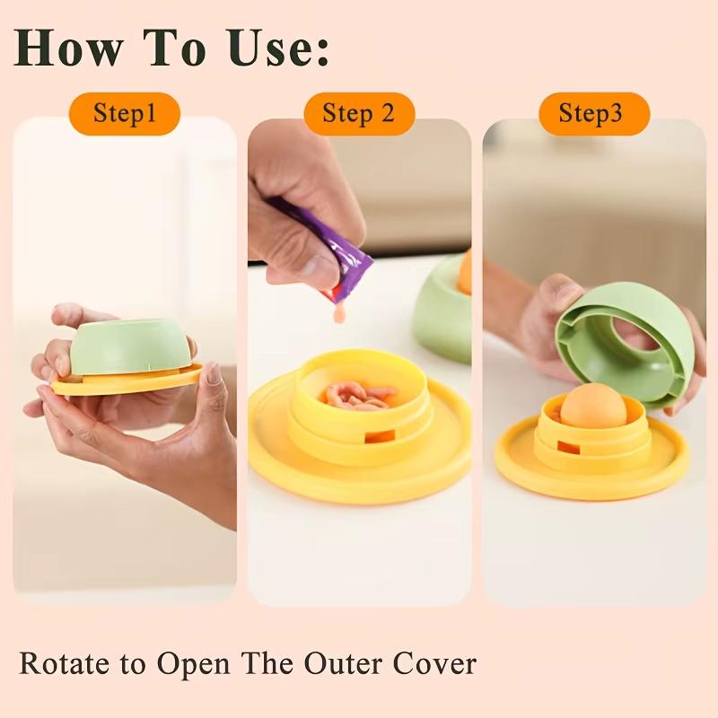 Interactive Pet Lick Mat Yogurt Licking Plate Slow Feeder For Dogs & Cats - Snack Bowl Promoting Dental Health