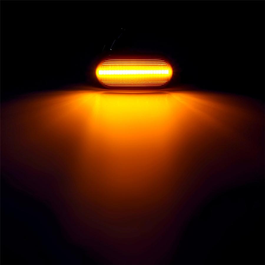 Dynamic LED Side Marker Repeater Indicator Light For Nissan Navara 350Z Qashqai