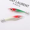 Luminous Copper Sinker Artificial Jigs Squid Hook Fishing Tackle Octopus Bait Wood Shrimp Lures