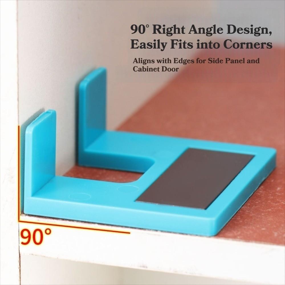 With Magnetic Fixed Hinge Installation Positioning Piece Woodworking Plastic Hinge Installation Fixed Clip Quick Installation