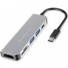 Conceptronic Conceptronic 6 In 1 Hub Adapter Usb Type Ac Hdmi - Usbc - Usb 3-0 - Sd - Tf