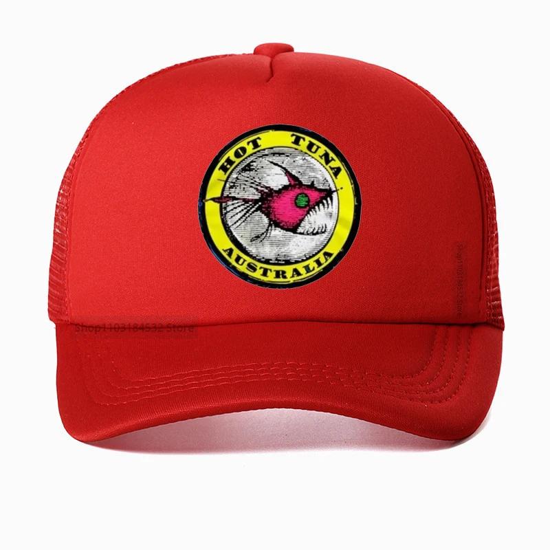 

Hot Tuna Surf Surfing Surfs Up Retro Baseball Cap Summer Logo Surfer Beach sunhat Women outdoors Mesh Breathable Trucker hats Adjustable