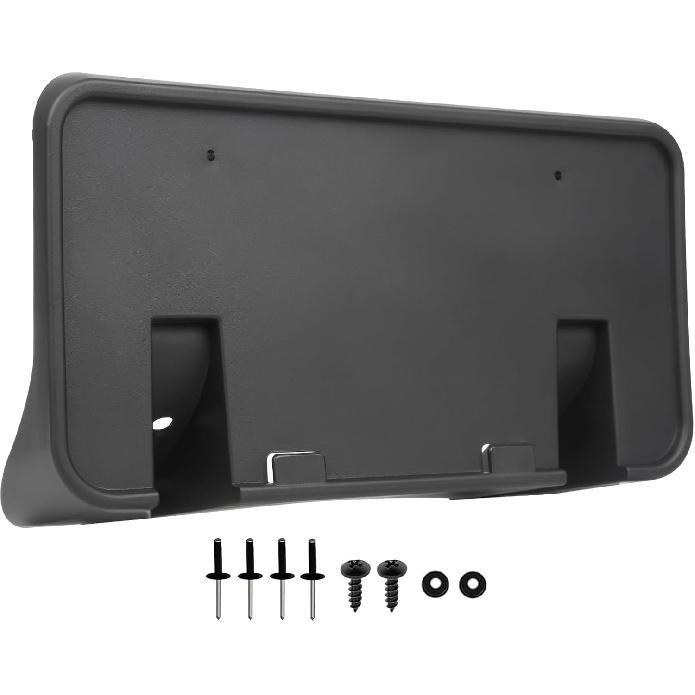 Replacement For Front Bumper License Plate Frame Bracket 1999-2004 Ford F250 F350 F450 F550 Super Duty 2000-2004 Ford Excursion F81Z-17A385-AA
