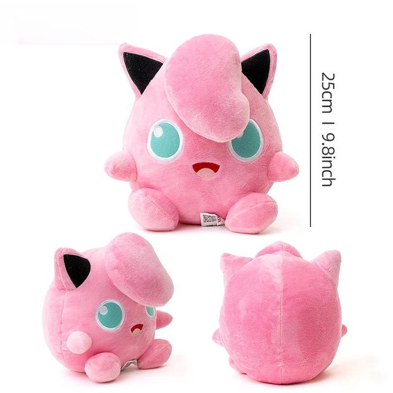 Snorlax Pikachu Eevee Jigglypuff Bulbasaur Keychain Plush Toy Cartoon & Cute Backpack Pendant Children's Gift