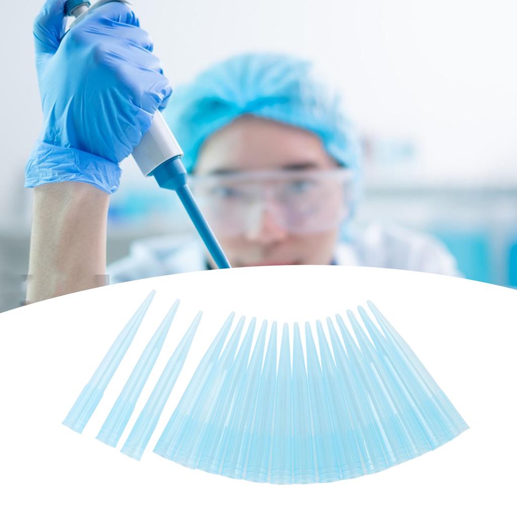 500Pcs Pipette Tips 1000ul Universal Plastic Autoclavable for Laboratory Liquid Pipet Pipettor