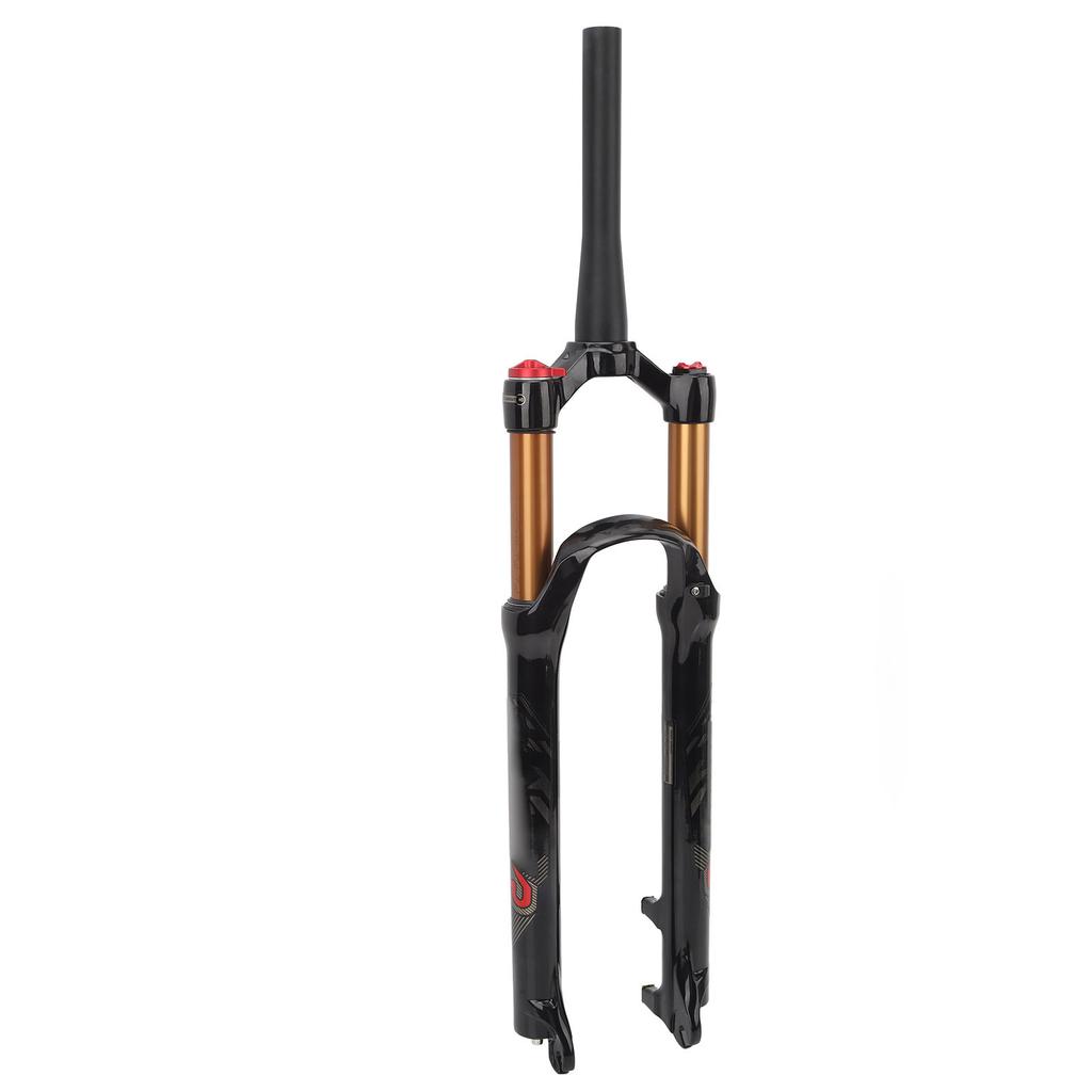 Garfo de Suspensão a Ar para Bicicleta 29pol Garfo Dianteiro para Mountain Bike Garfo Dianteiro com Amortecedor para Bicicleta Tubo Cônico Trava Manual