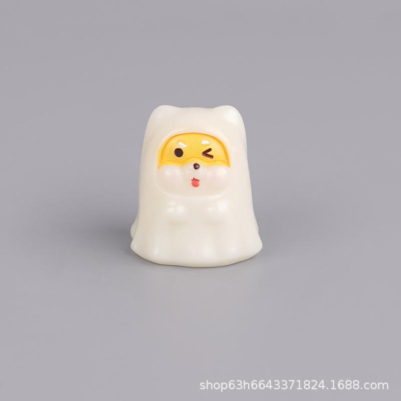 Micro Landscape Halloween Pumpkin Ornament Accessories Small Ornament Resin Ghost Ornament Ornament Landscape